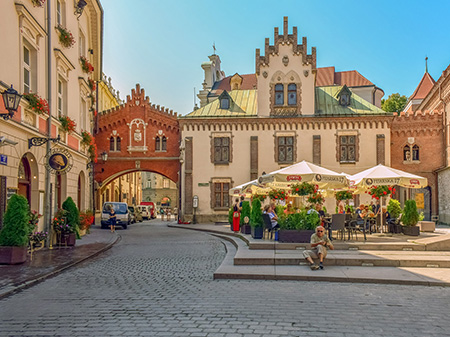 street of krakow