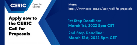 CERIC-ERIC call for proposals now open