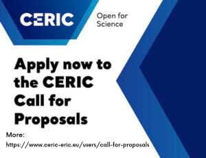 CERIC-ERIC call for proposals.