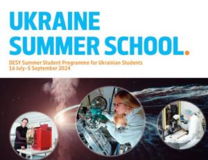 Recruitment for the second edition of DESY Ukraine School has started