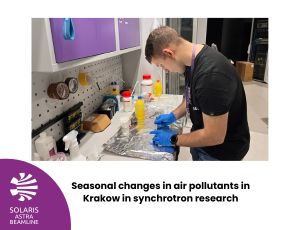 Seasonal changes in air pollutants in Krakow in synchrotron research