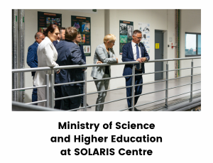 Undersecretary of State at the Ministry of Science and Higher Education Visited the SOLARIS Center