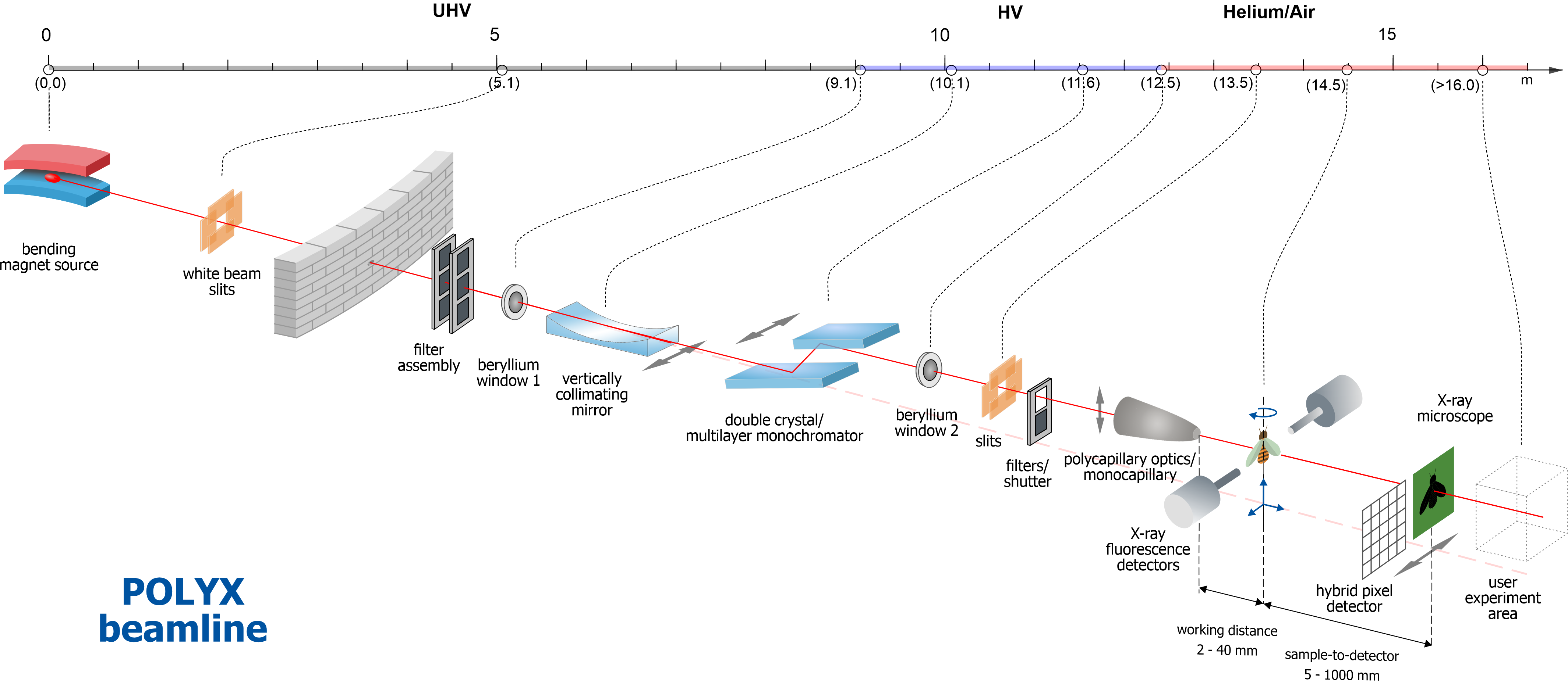 POLYX beamline layout