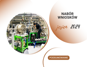 Grafiki obrazujące 14. nabór wniosków o czas badawczy