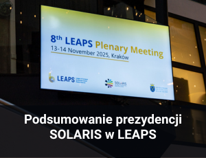 Zdjęcia do aktualności opisującej LEAPS plennary meeting 2025