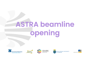 ASTRA Opening Ceremony Banner